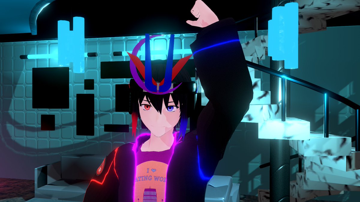 Ultraviolet Combat ⚔️🏬 Mall Samurai VTuber tweet media