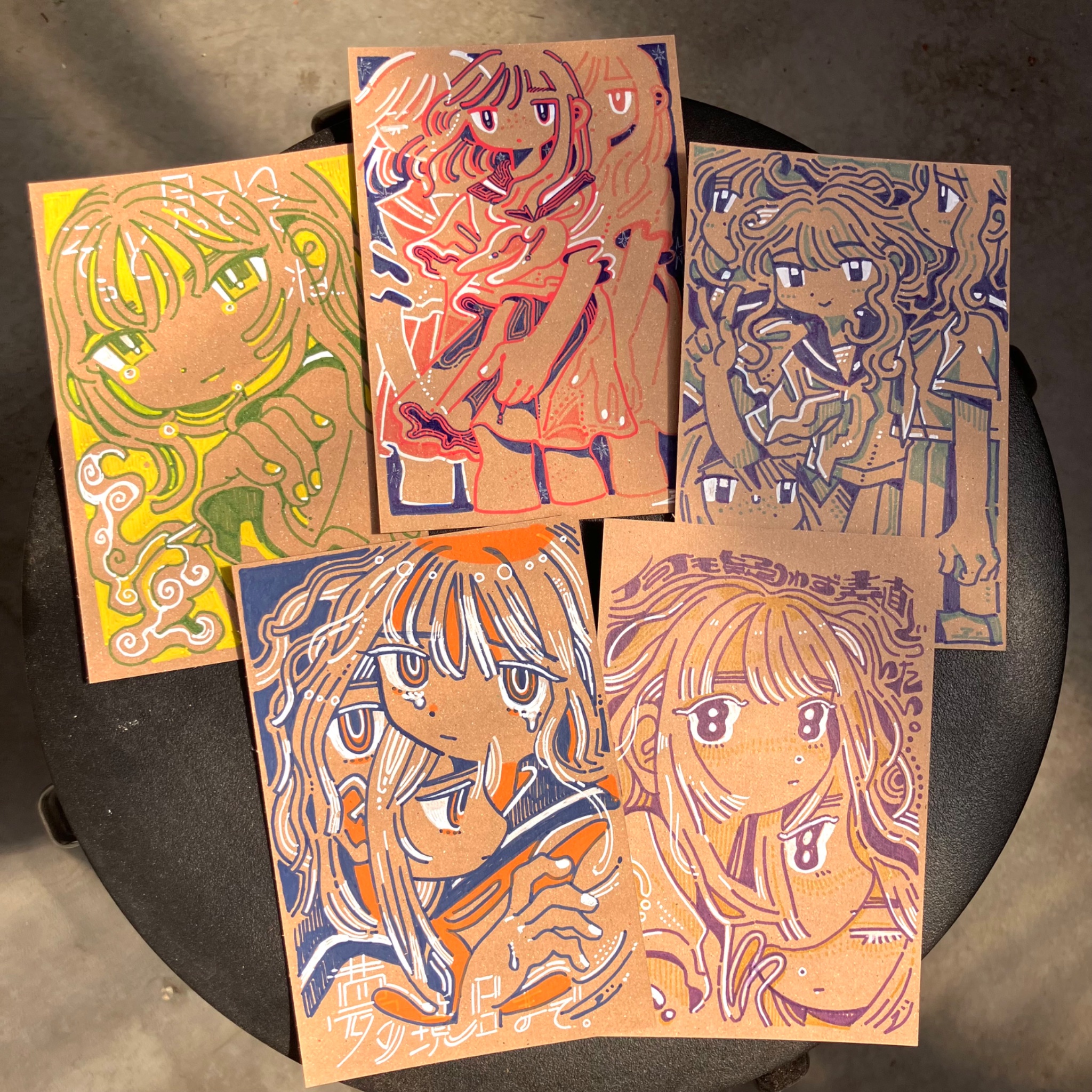 天川たまを〜先生 直筆イラスト色紙 天川たまを〜先生 直筆イラスト色紙 1点限定】直筆色紙B | pixiv