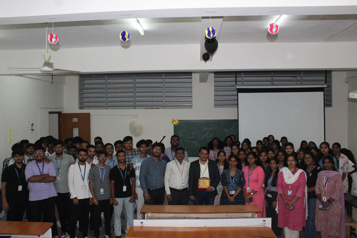 gcem_cse's tweet image. "Empowering minds with AI & Entrepreneurship! 🙌💻 Thanks to Mr. Shouvik Mukherjee, Founder & CEO of Bachao AI, for an inspiring guest lecture at GCEM on 8th Sept 🌟 Students gained valuable insights into AI-driven innovation & entrepreneurial mindset. Let's innovate, dream big.