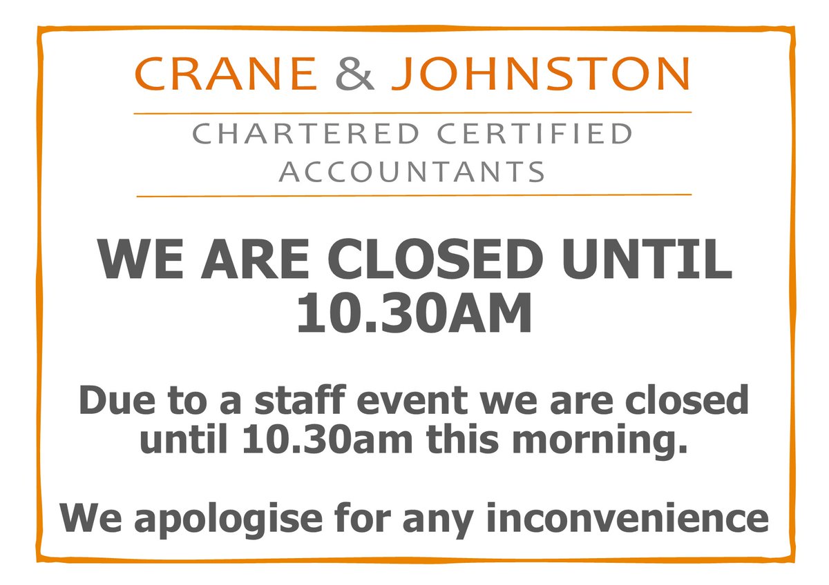 PENZANCE OFFICE CLOSED UNTIL 10.30AM
Our Penzance Office is closed until 10.30am today due to a staff event.  If you have an urgent matter, please call us as normal and our NQ office will assist you.  Apologies for any inconvenience cause.