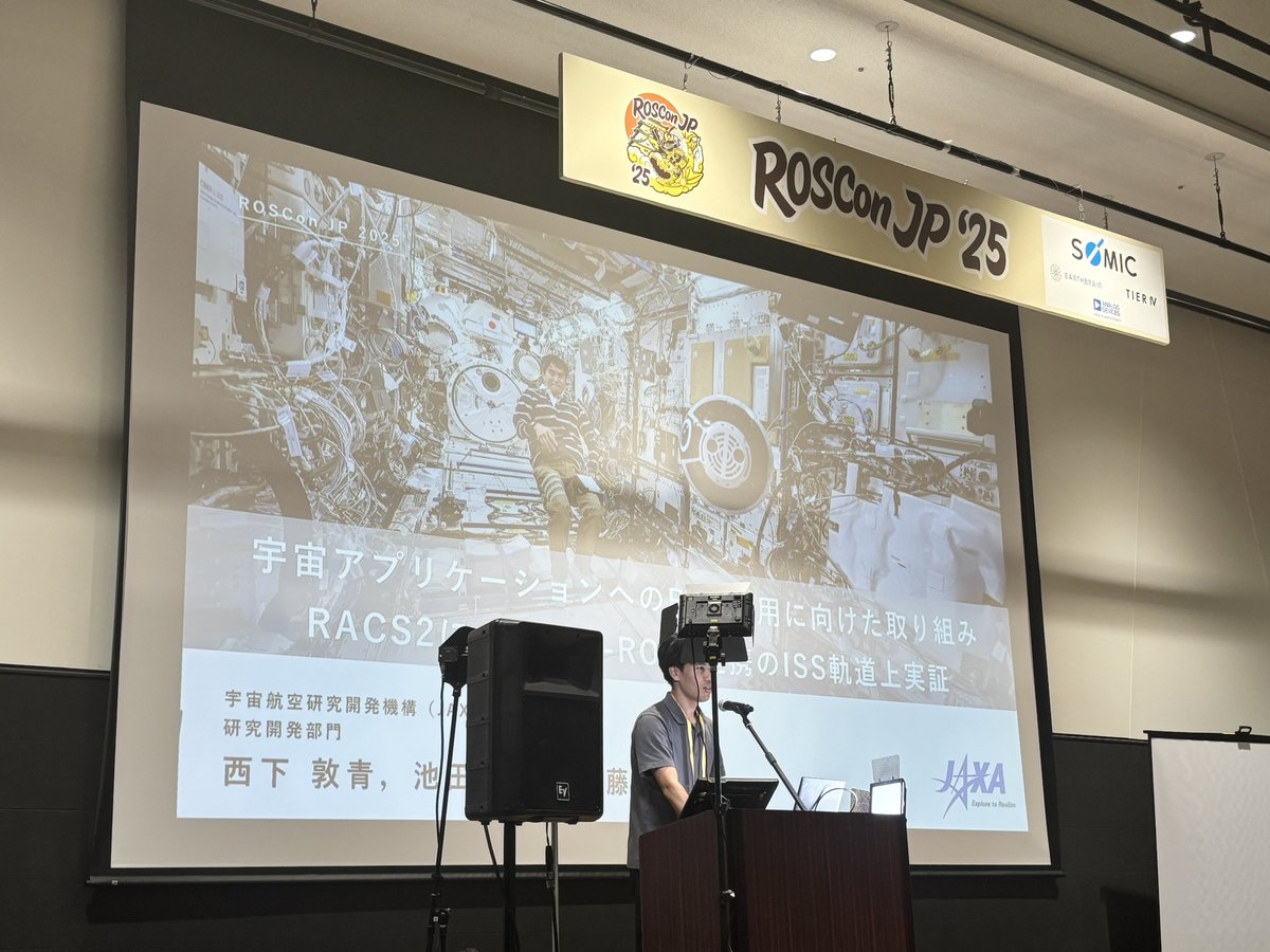 YukiIkeda0810's tweet image. 我らの発表が始まりました！！

#ROSConJP #ROSConJP2025