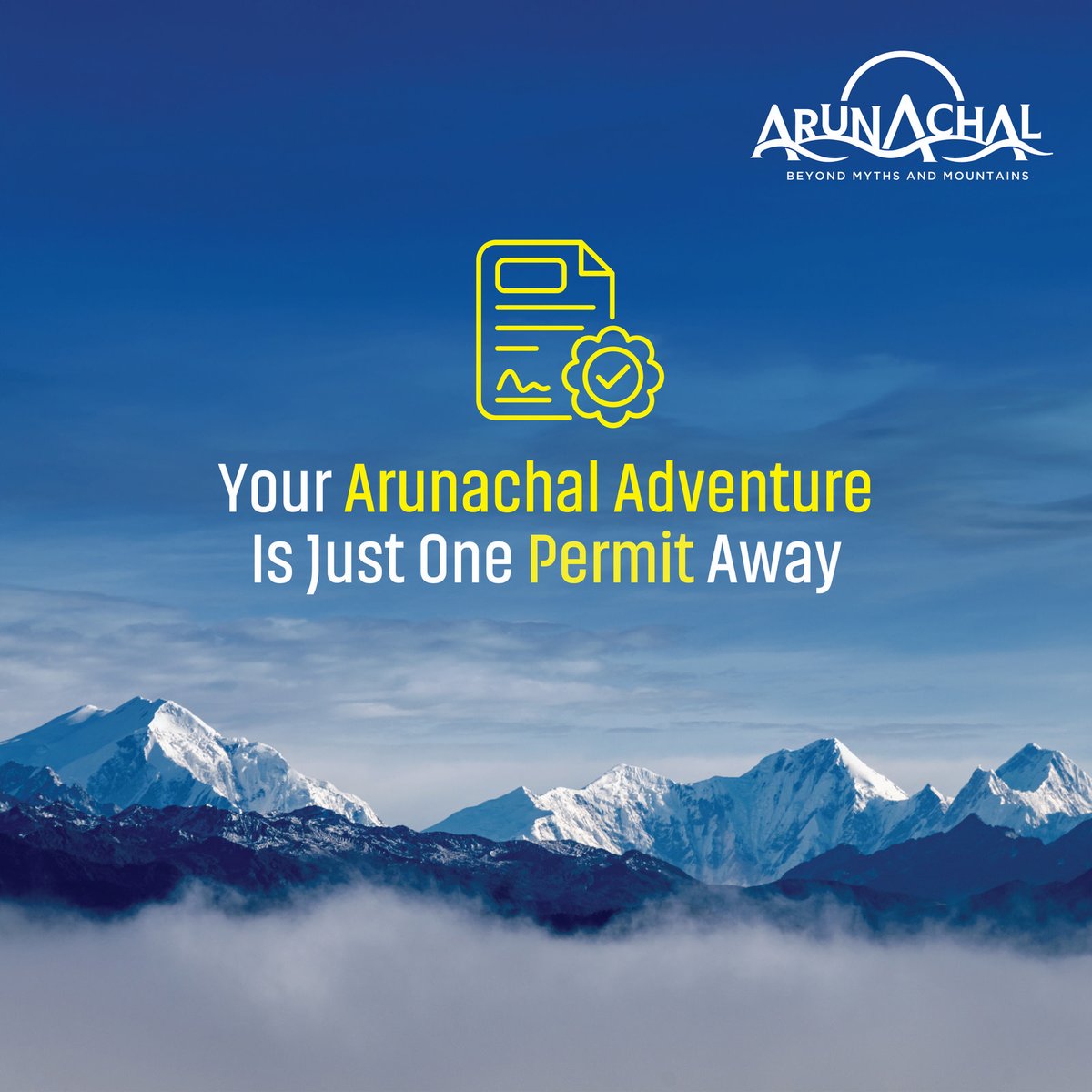 ArunachalTsm's tweet image. Whether it’s a trek or tribal festival — start your journey with the ILP. The Inner Line Permit is mandatory for all Indian visitors and helps preserve what makes Arunachal so special.
#ArunachalEssentials #ResponsibleTravel #Permit #ILPArunachal #TravelTips