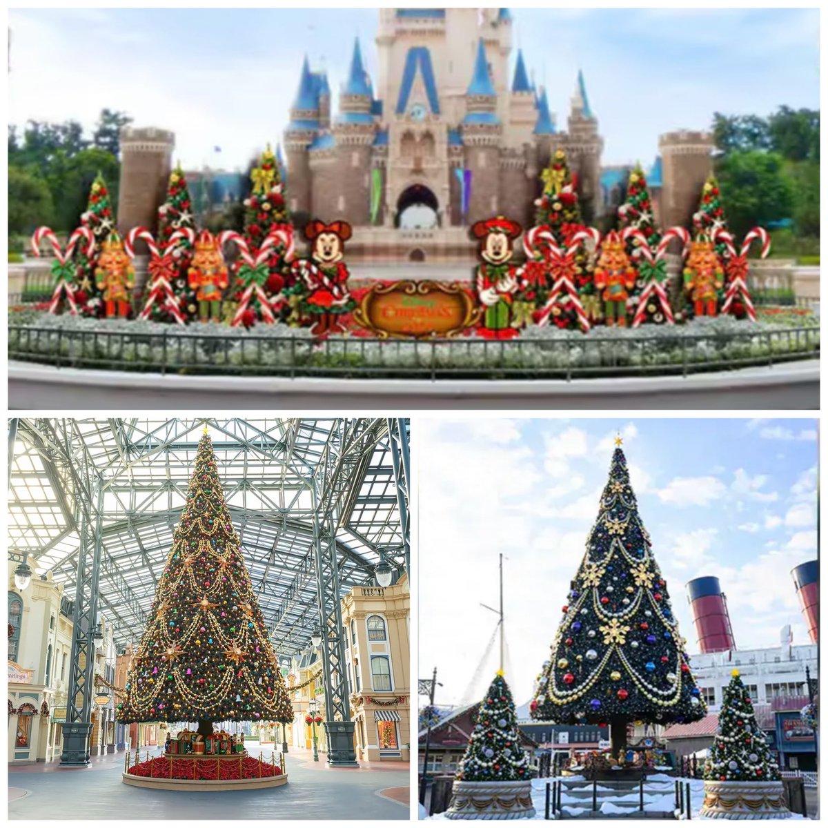 11月11日より、シンデレラ城前には「トイズ・ワンダラス・クリスマス