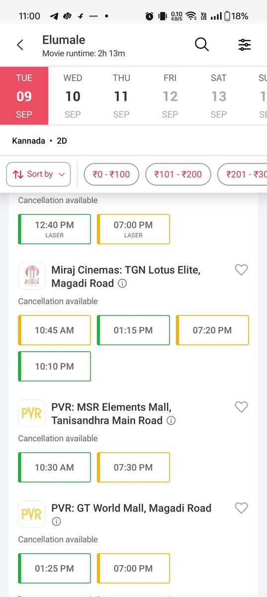 KingKariyaa's tweet photo. #Elumale on a Tuesday morning has 7 FF in Bengaluru 📈

Blockbuster guaranteed 🥹🔥 https://t.co/uHX8CtCsIO