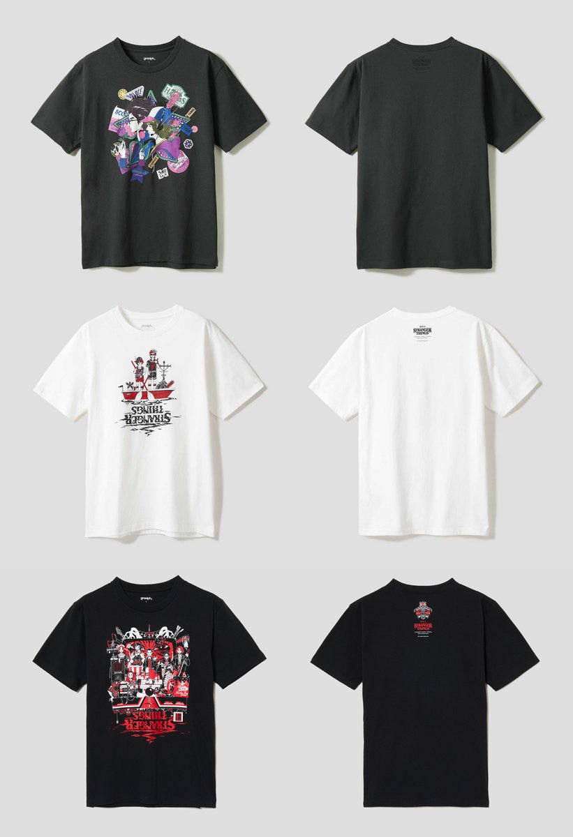 「『#ストレンジャー・シングス × 中村佑介』グラニフTシャツ発売しました!(※W」|中村佑介🎨グラニフ第2弾のイラスト