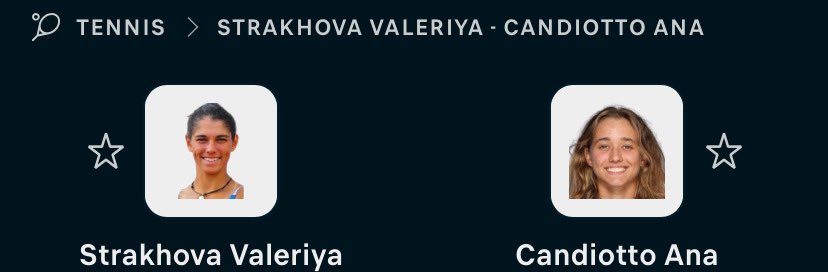 🎾 WTA Sao Paulo 

Valeriya Strakhova 2-0 (-150) (1U)