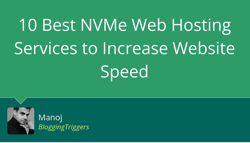 heathriel's tweet image. 10 Best NVMe Web Hosting Services to Increase Page Speed 
#WebHosting #NVMe #Hosting @HeartofManoj
lttr.ai/AiijD