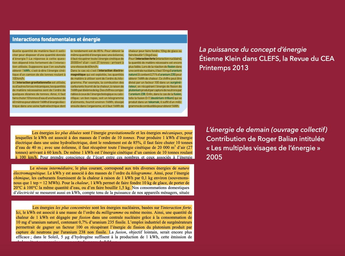 JeanAbbiateci's tweet photo. Plagiat d'Etienne Klein - ici dans la revue du CEA - dans un article sur l'énergie publié en 2013. 

Deux physiciens plagiés, et jamais cités : Françoise Balibar et Roger Balian. https://t.co/z6whBUvPcb