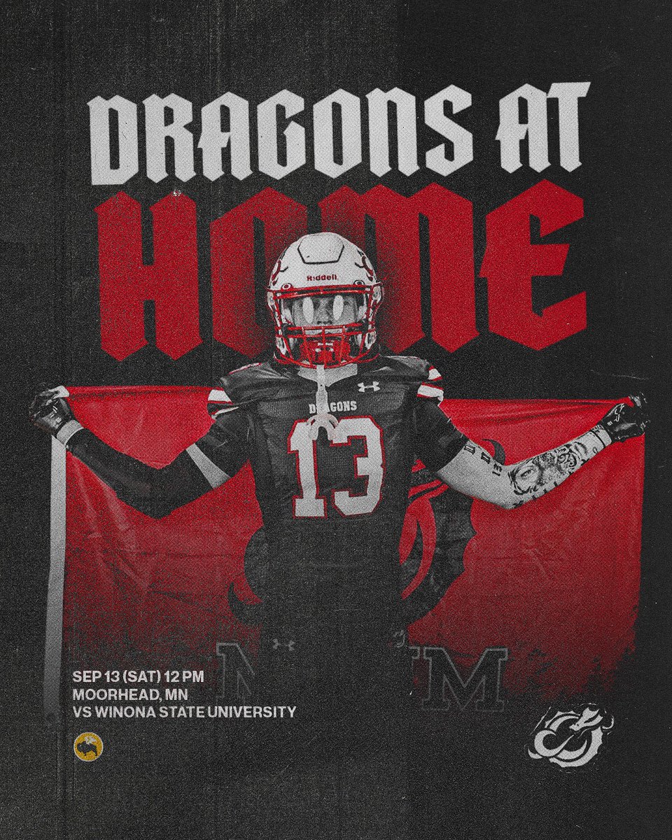 MSUM Dragon Football tweet media