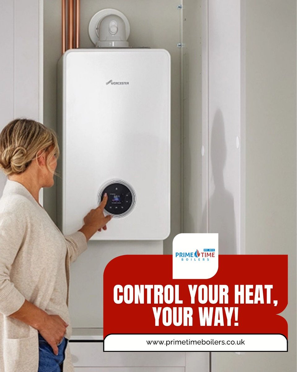 PrimeTimeBoiler's tweet image. Take charge of your comfort with advanced boiler controls. 

Adjust, schedule, and manage your home’s heating effortlessly—all while saving money.
.
#smartheatingcontrol