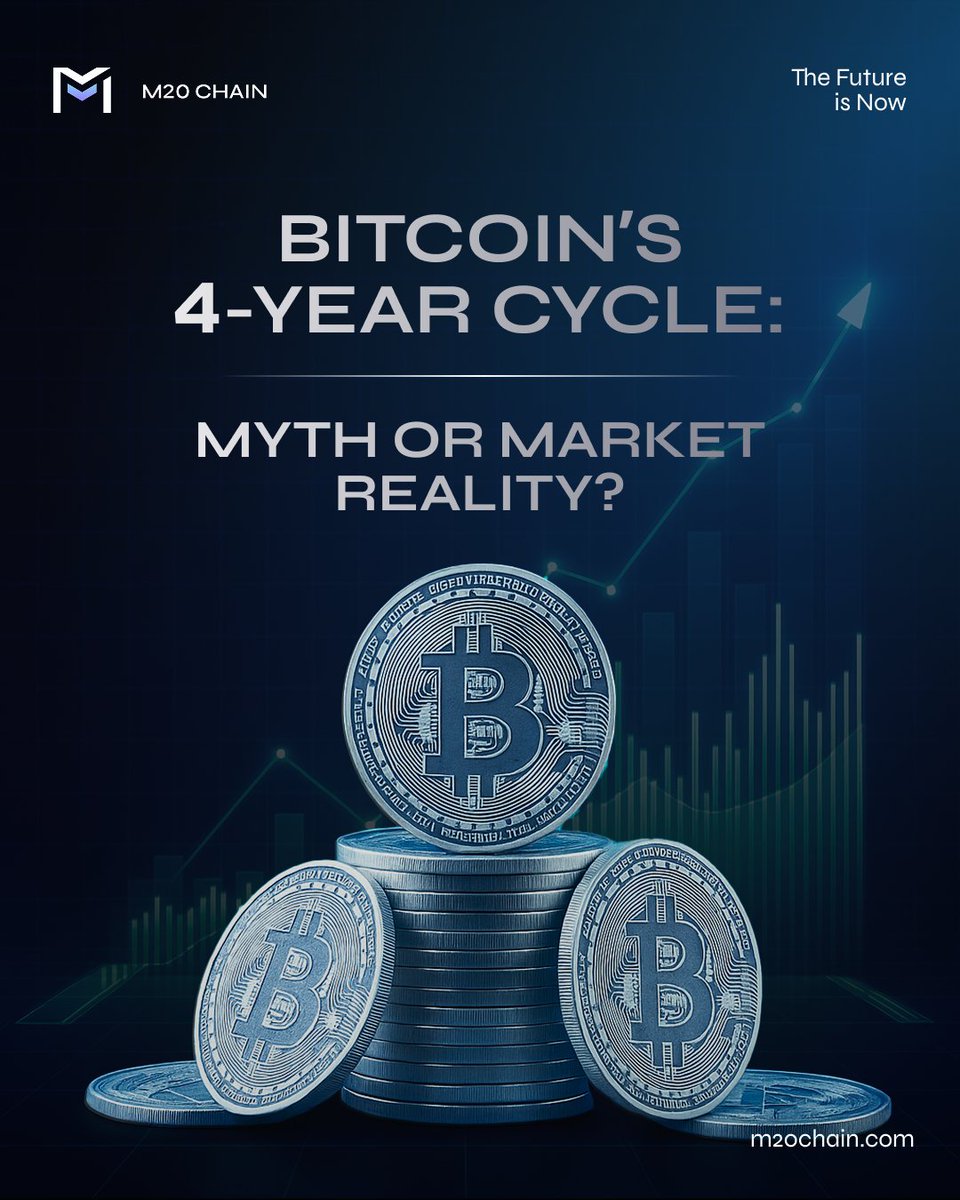 m20blockchain's tweet image. ⏳ For years, #Bitcoin’s 4-year cycle (halving → bull run → crash → recovery) was the holy grail of #traders.

But today… the rules might be changing. 👀

🔹 Analyst James Check says cycles now follow adoption phases 🌍, not just halvings.

🔹 Diaman Partners gives Bitcoin…