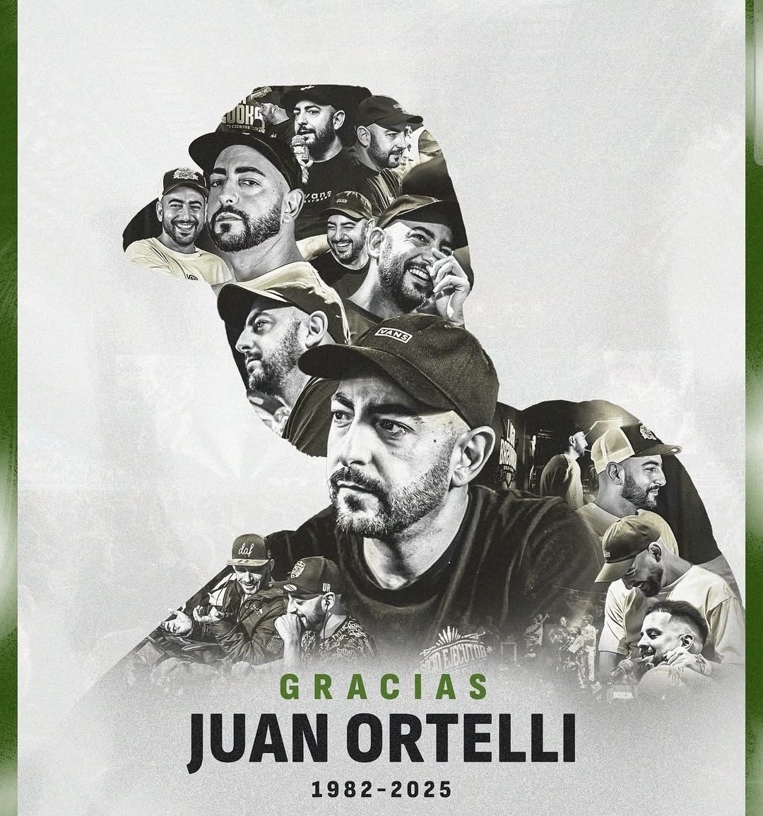 GAbstractos's tweet image. Lamentable noticia!!!!

Un pionero en la escena de todo el Rap hispano, no solo del argentino.

Hazta siempre @juanortelli 

#JuanOrtelli #RAP #freestyle #LigaBazooka #FMS #redbullbatalla