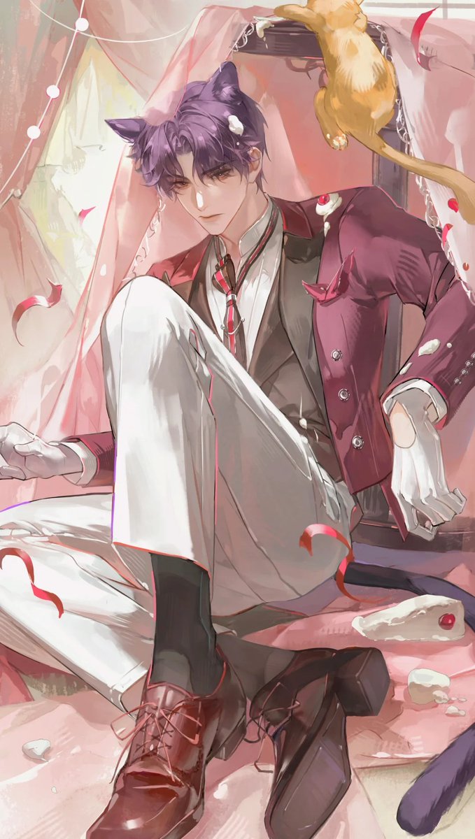 いたずら猫

cr🍠：目立里一一

#恋と深空 #恋と深空好きな人と繋がりたい #LoveandDeepspace