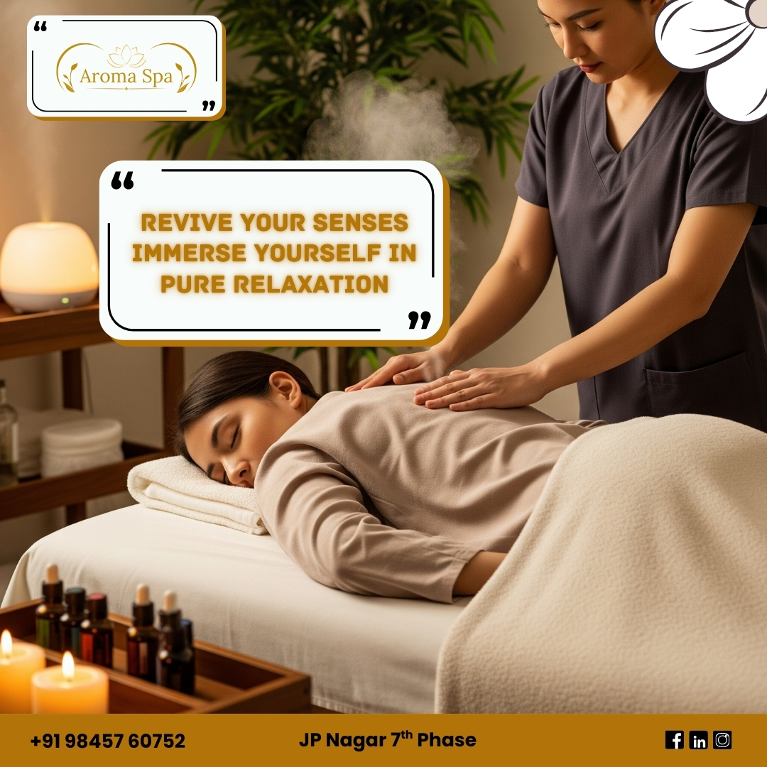 AromaSpa_'s tweet image. Revive Your Senses – Immerse yourself in pure relaxation at Aroma Spa near JP Nagar 7th Phase, Bangalore. 

#SpaNearMe #SpaNearbyMe #BodyMassageNearMe #BestSpaInJPNagar #AromaMassage #ThaiMassage #Relaxation #Wellness
