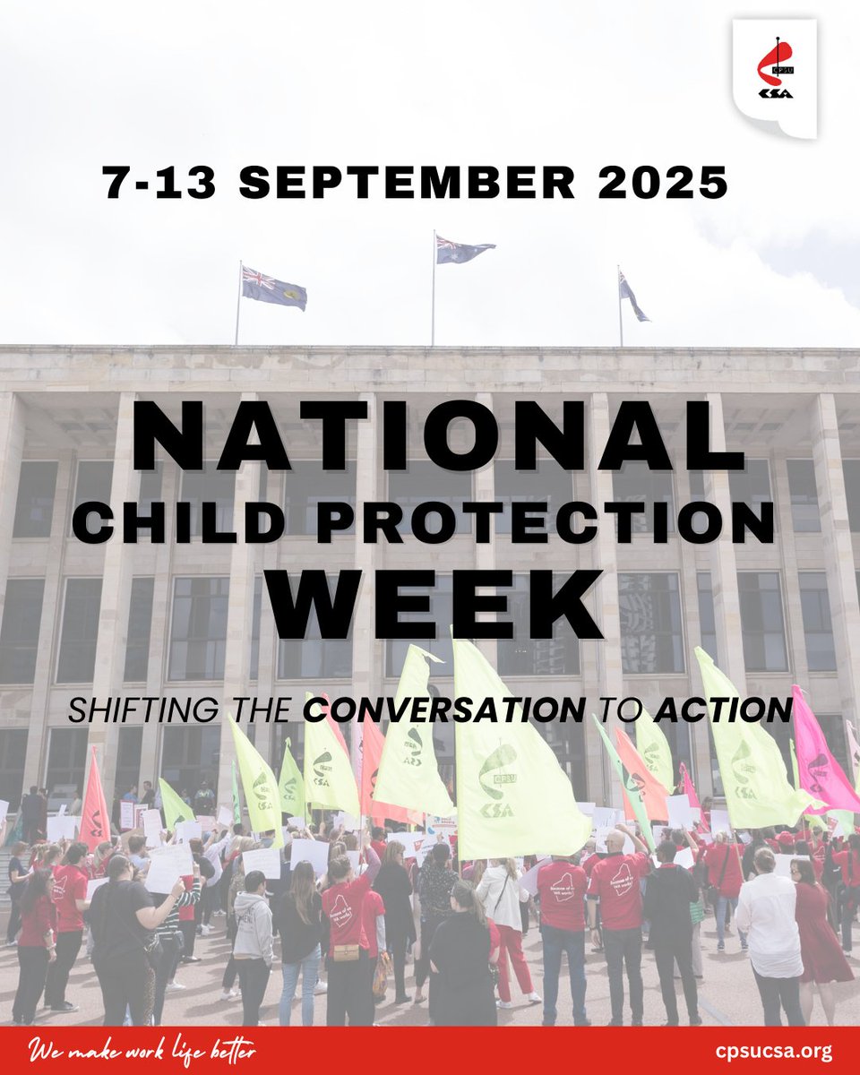 It's National Child Protection Week! The week's theme '𝑺𝒉𝒊𝒇𝒕𝒊𝒏𝒈 𝒕𝒉𝒆 𝒄𝒐𝒏𝒗𝒆𝒓𝒔𝒂𝒕𝒊𝒐𝒏 𝒕𝒐 𝒂𝒄𝒕𝒊𝒐𝒏' is a sentiment that resonates deeply &amp; is championed widely by our Child Protection &amp; Family Support Members. Learn more about NCPW: napcan.org.au/ncpw/