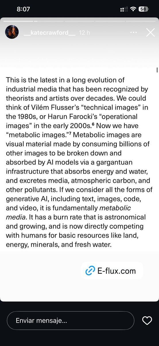 I love the vision by <a href="/katecrawford/">Kate Crawford</a> and the concept behind what she mention as #metabolicmedia 
We are enfacing a big monster which needs to be analyzed deeply.