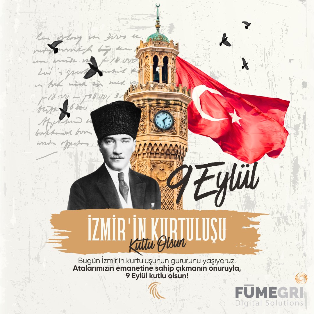 ⁣⁣9 Eylül sadece bir askerî zafer değil, Atatürk’ün önderliğinde kazanılan bağımsızlığın kesinleşmesi, ⁣Lozan’ın zemini, ⁣yeni devletin temeli, ⁣milli gururun zirvesi, ⁣umudun simgesi, ⁣milli birliğin, ⁣tam bağımsızlığın ve özgürlüğün sembolüdür. 🇹🇷#MustafaKemalAtatürk⠀