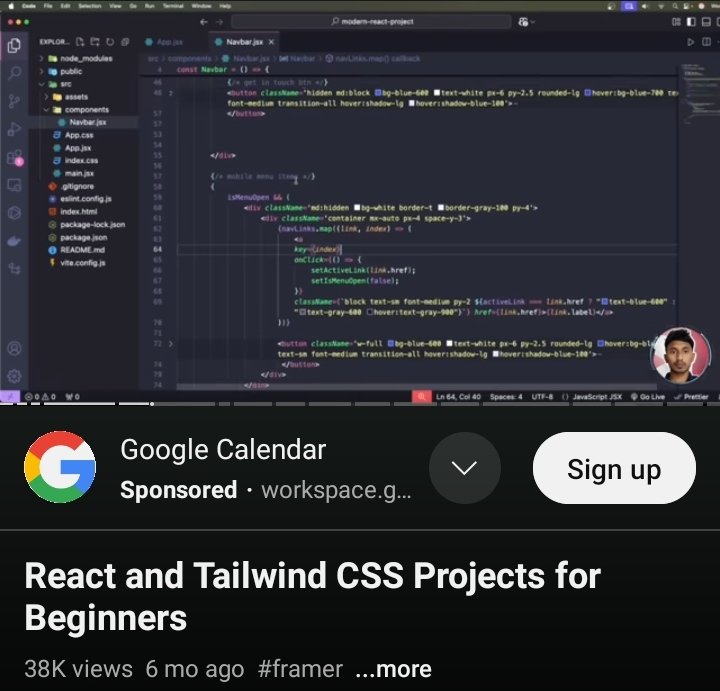 codewithayobami's tweet image. I started learning React + Tailwind Last week friday Sep 05, 2025.
Do you think it&apos;s too late?

Thanks @ehigie_glo77819 for helping me through the installations all.
#heywhywiz #folarinayobami #code #REACT #tailwind #Developers #programmer #WebDevelopment #selflearner