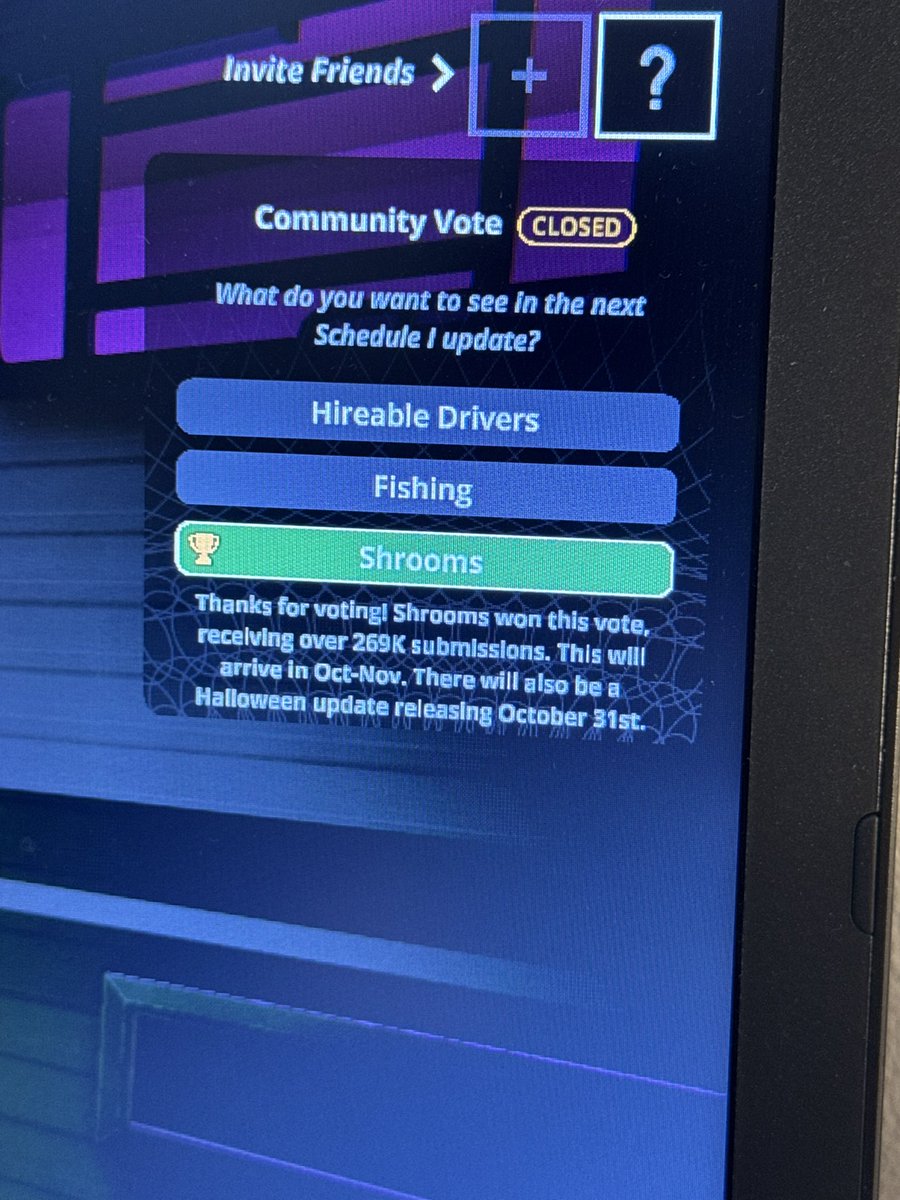 Let's fucking GO! Next level! 
Low key hella looking forward to seeing what's in store for the Halloween update! #schedule1 #GamerLife #gamergirl