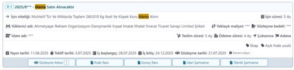 Adana’da hiç aç açıkta çocuk kalmamış demekki 260 ton kedi köpek yemi ihalesi açılmış! Bu yemler ne olacak? Sokaklara dökülecek, idrara, dışkıya, gürültüye, bite, pireye, keneye, uyuza, kist hidatiğe, ısırmaya, parazite , kuduza dönüşecek… Bu paraya kaç çocuğa süt, yumurta,