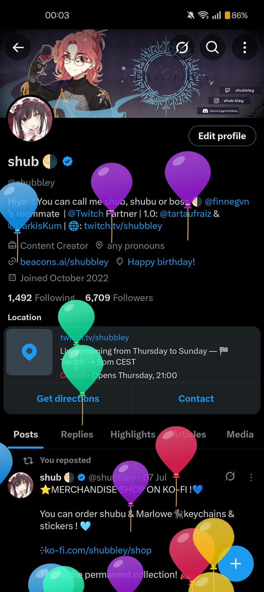 shub 🌗🍸【MOVED TO ➡️ @SHUBBLEY 】 tweet media