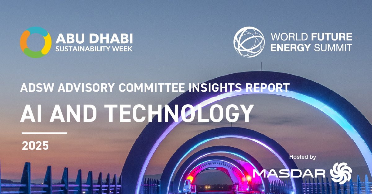 #AI is a powerful enabler rather than an end goal. 

Our latest Advisory Committee Insights Report, created with ADSW and Masdar, shows how AI can boost #sustainability in #energy, #climate, #healthcare, and #smartcities.

Read the report: spkl.io/6019Au8nv