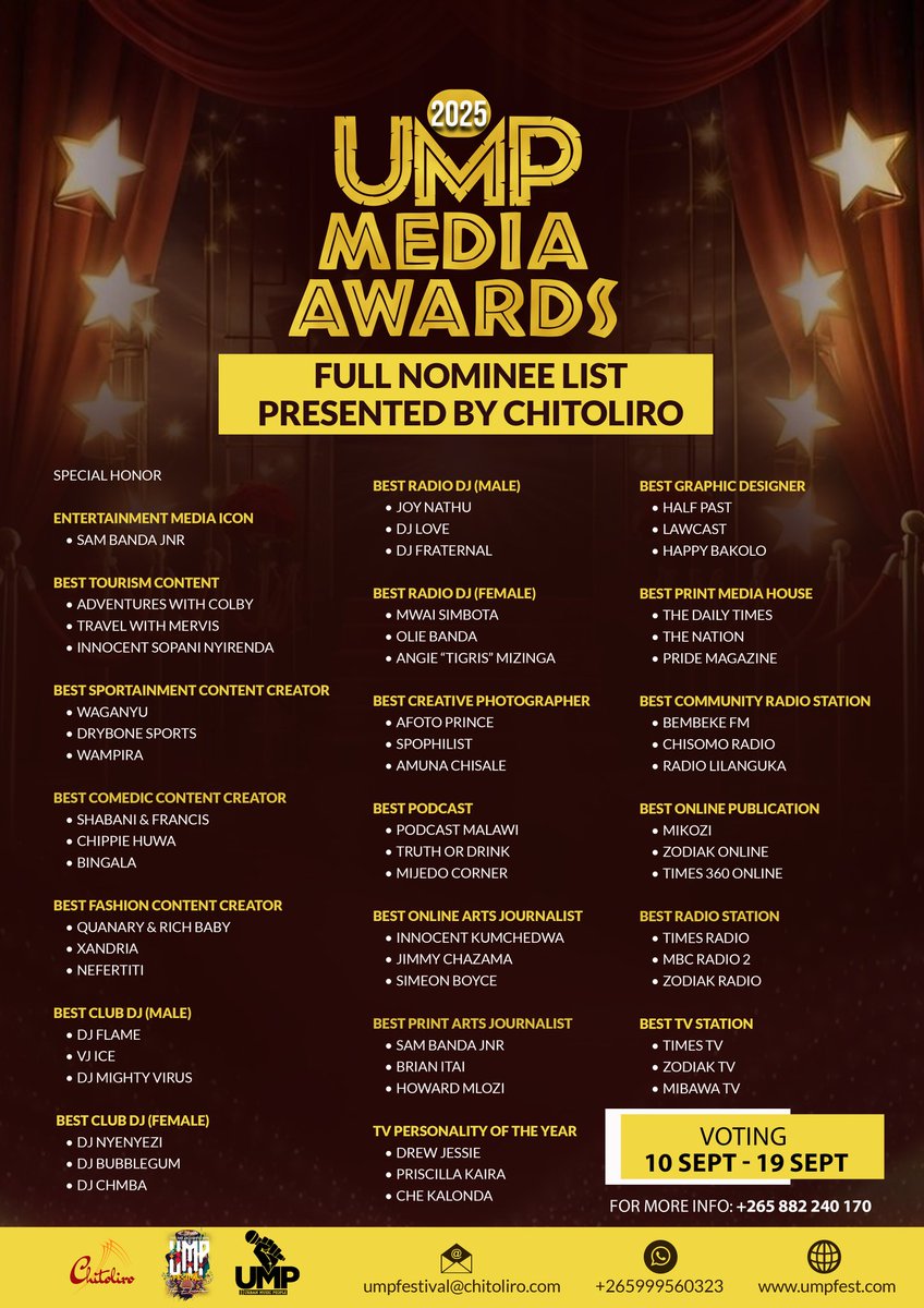 UMP Awards tweet media