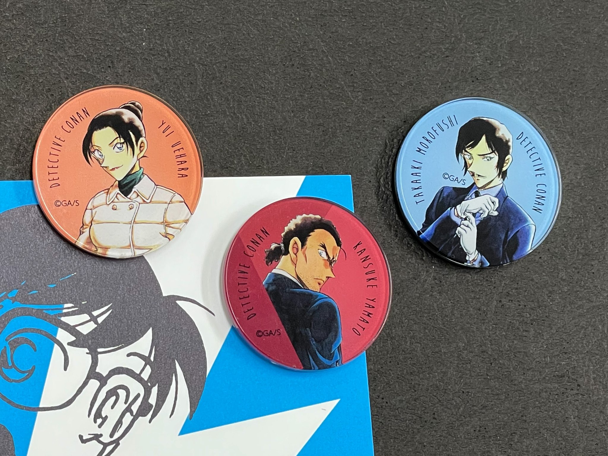 名探偵コナン ホログラム缶バッジ ミステリーフレーム 上原由衣｜アニメ·キャラクターコラボグッズの
