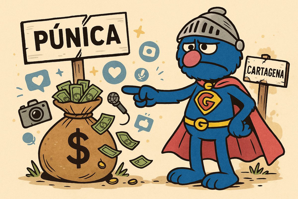 🥥 Amiguitos… La corrupción estructural del PP vuelve: 4 años de cárcel para la cúpula de Turismo por la trama Púnica.

👉 En Cartagena nos pilla cerca: Noelia Arroyo y el PP local también se dedican a maquillar proyectos y reputaciones con dinero público.

#SuperCocoCartagena