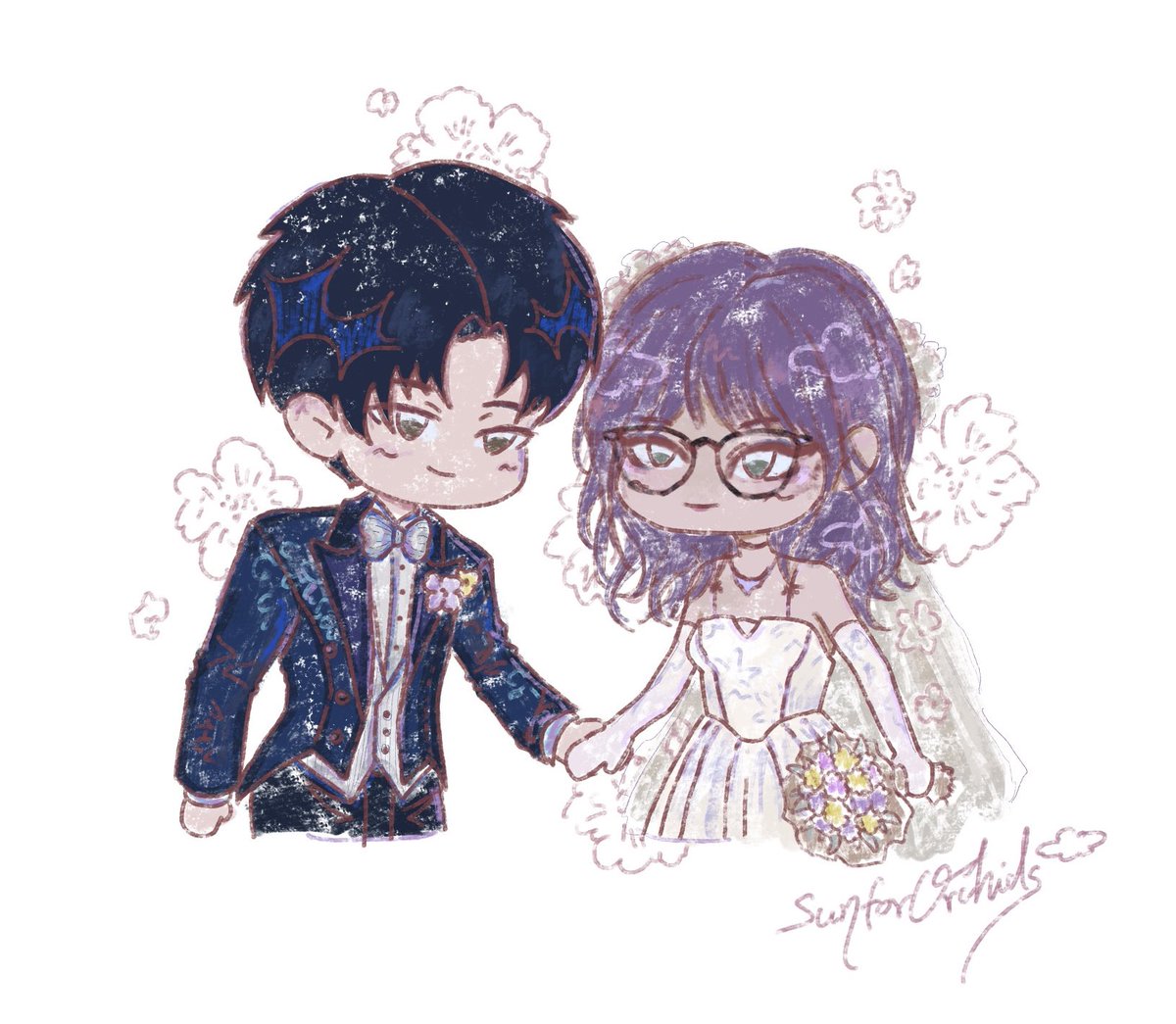 I have the cutest oomfies ever! 😭
I never expected so many of you to respond. You're all so sweet 💕

And then <a href="/SunforOrchids/">SunForOrchids</a> comes along and sends me this ultra-cute picture (thanks again sweetie! 🫶). 
I really don't know how I deserve this 😭

I really feel better today and