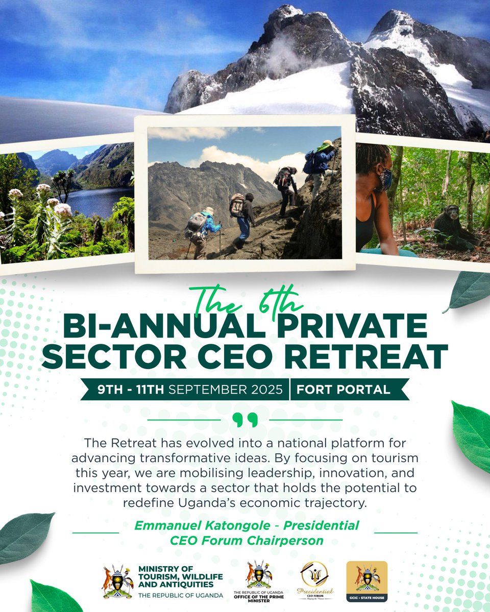 MTWAUganda's tweet image. The 6th Bi-Annual @PCF_Uganda CEO retreat kick starts today in #FortPortal Tourism City pertaining the theme, &quot;Transforming Uganda into a Preferred Tourism Destination: Enhancing Public-Private Sector Investment in Infrastructure, Conservation, Digitalization, Product…