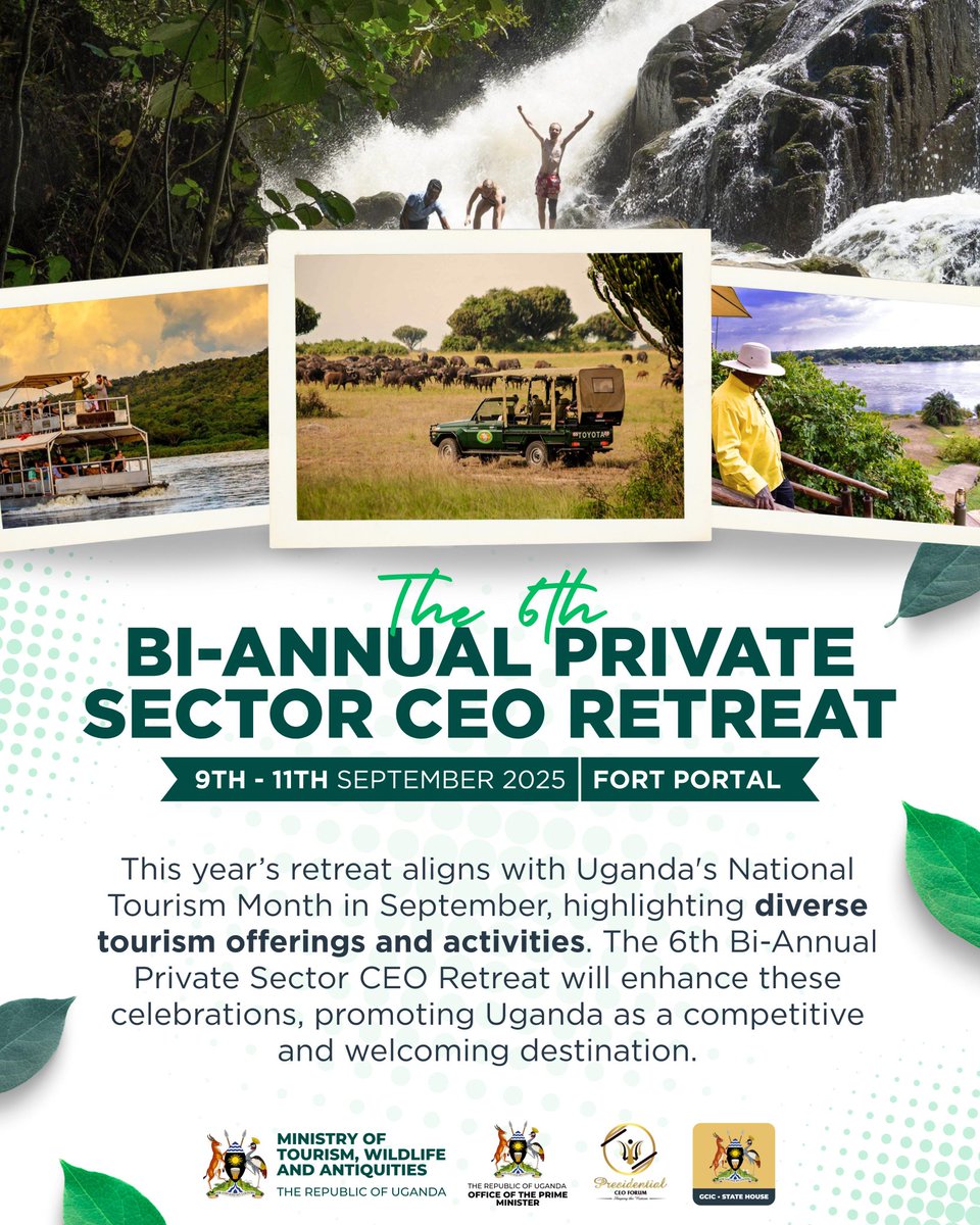 MTWAUganda's tweet image. The 6th Bi-Annual @PCF_Uganda CEO retreat kick starts today in #FortPortal Tourism City pertaining the theme, &quot;Transforming Uganda into a Preferred Tourism Destination: Enhancing Public-Private Sector Investment in Infrastructure, Conservation, Digitalization, Product…