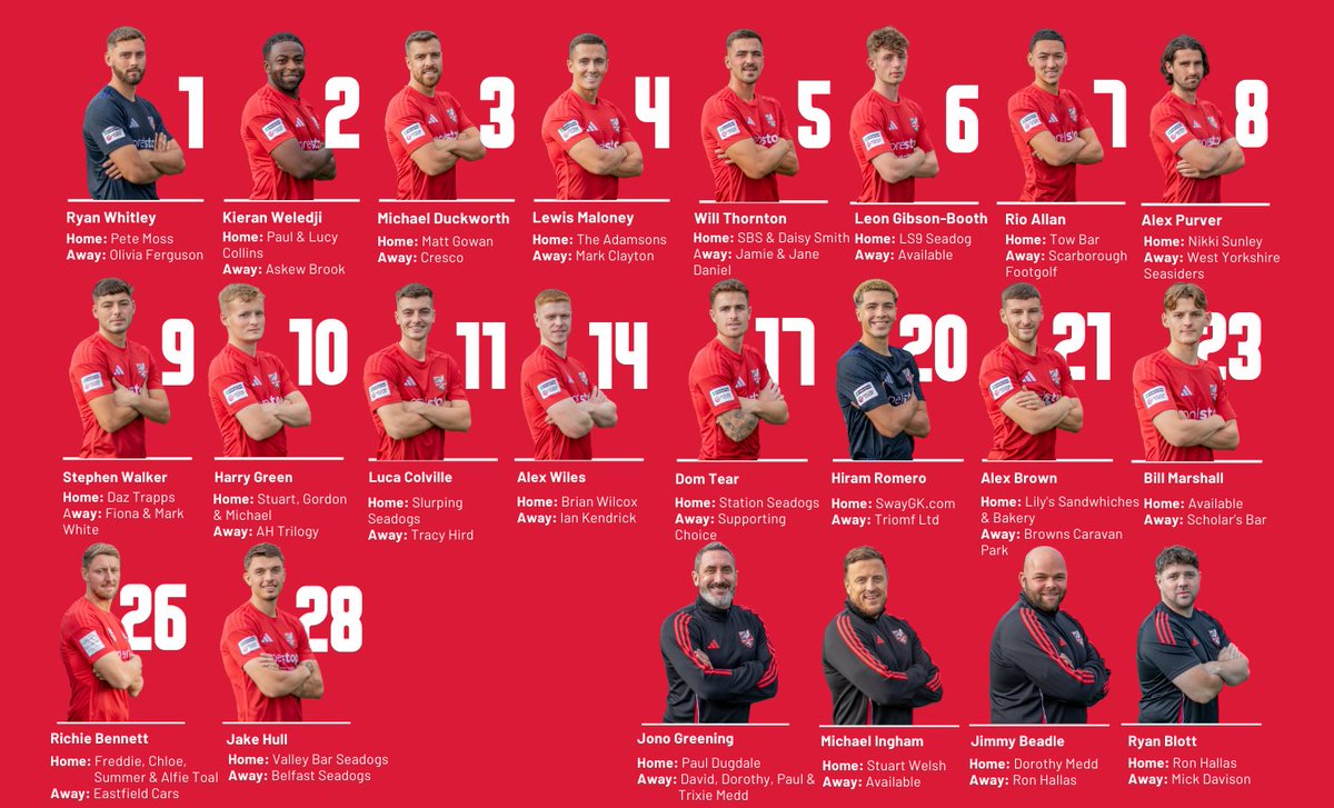 Our Player Sponsors 🤝

Thank you to everyone who has sponsored the squad this season, we are grateful for your support!

#UpTheBoro