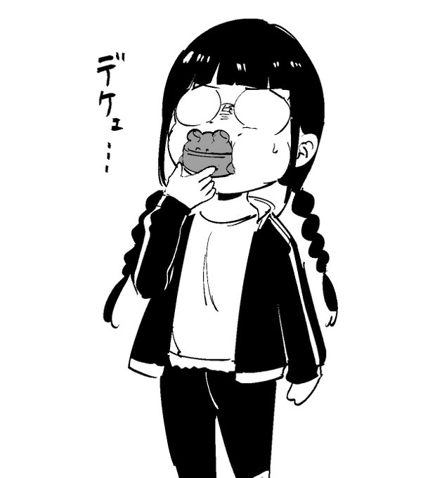 ユニバで買ったカエルチョコの食べ方で悩んでこうなってる 