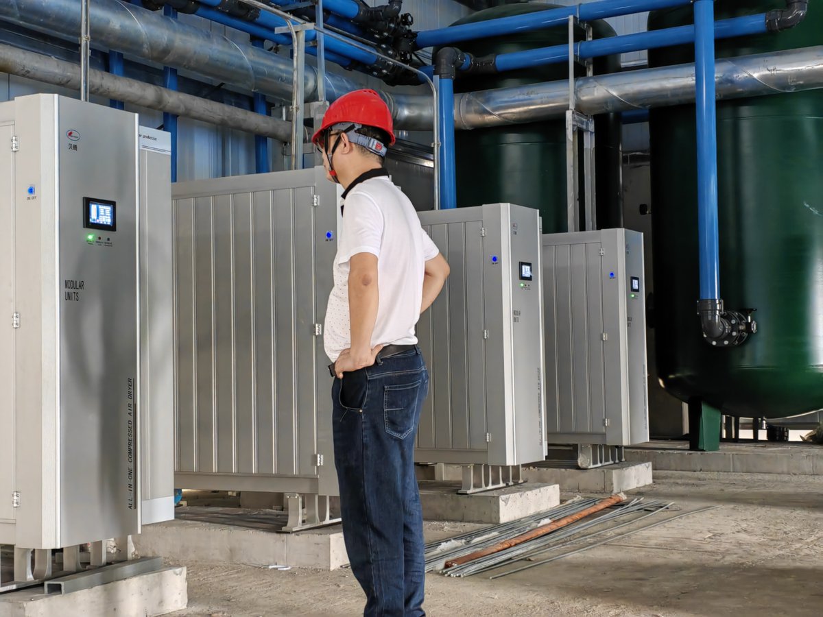 SwiftyJing's tweet image. Just wrapped up a successful project at Maxim Corp! 🎉 Four All-in-One Compressed Air Dryers installed and running flawlessly. Reliable performance &amp;amp; energy savings earned their trust again. Grateful for the partnership! 💪

#CompressedAir #AirDryers #AirCompression #Industrial