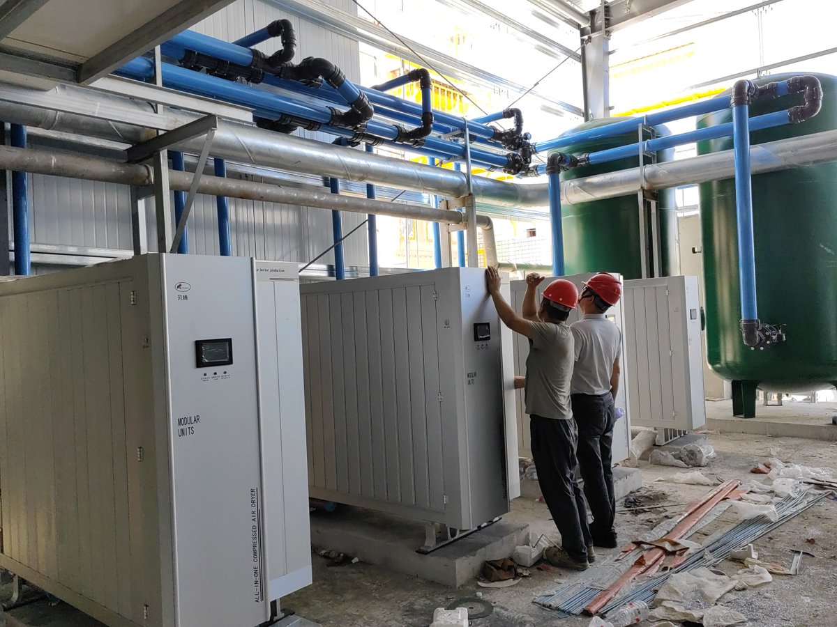 SwiftyJing's tweet image. Just wrapped up a successful project at Maxim Corp! 🎉 Four All-in-One Compressed Air Dryers installed and running flawlessly. Reliable performance &amp;amp; energy savings earned their trust again. Grateful for the partnership! 💪

#CompressedAir #AirDryers #AirCompression #Industrial