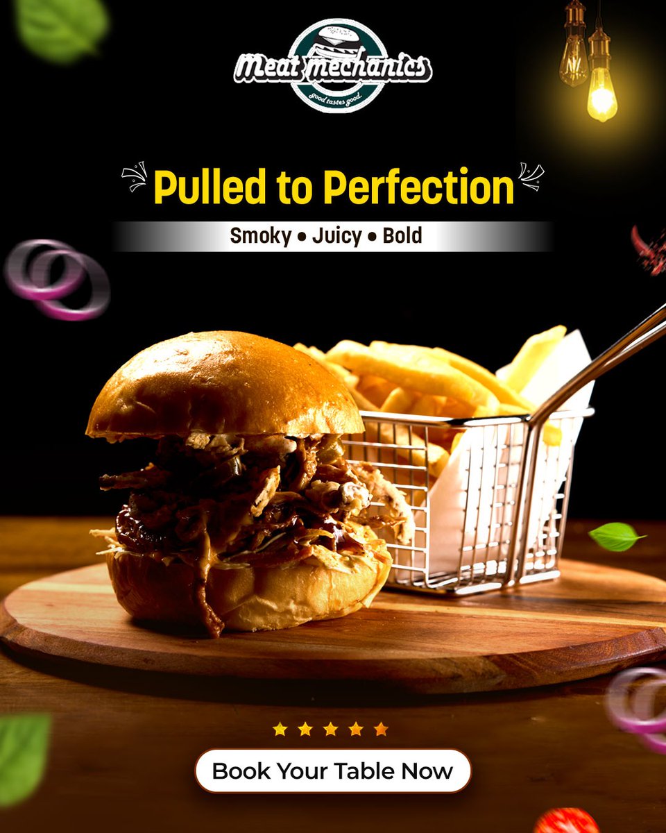 MechanicsMeat's tweet image. Slow-cooked, smoky, and melt-in-your-mouth delicious – our Pulled Pork Burger is stacked high and served with golden fries on the side.
One bite, and you’ll know why it’s a customer favorite!

🌐meatmechanics.com.au
☎0399946479

#PulledPorkBurger #BBQFlavors #BurgerTime