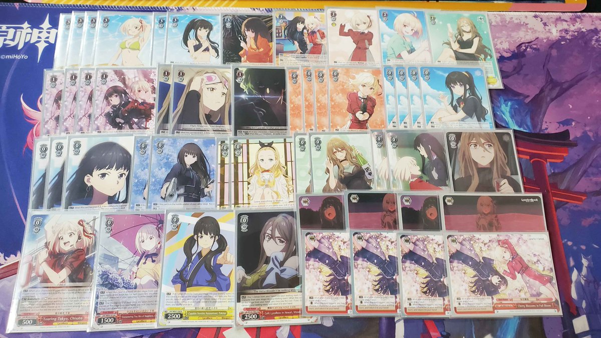 ShizukatzWS's tweet image. Dark Side Games (Locals/ショップ大会)
18 Players, 4 Rds Swiss
#ws2tcg #ヴァイスシュヴァルツ
1⃣ @pandasaber2000 Lycoris Recoil (8 Gate)
2⃣ Steven T. - Oshi no Ko (8 Pants)
3⃣ Kevin D. - Overlord ※英語 (Gate/Goldbar)
4⃣ @firely_11 BanG Dream! ※英語 (8 Pants)