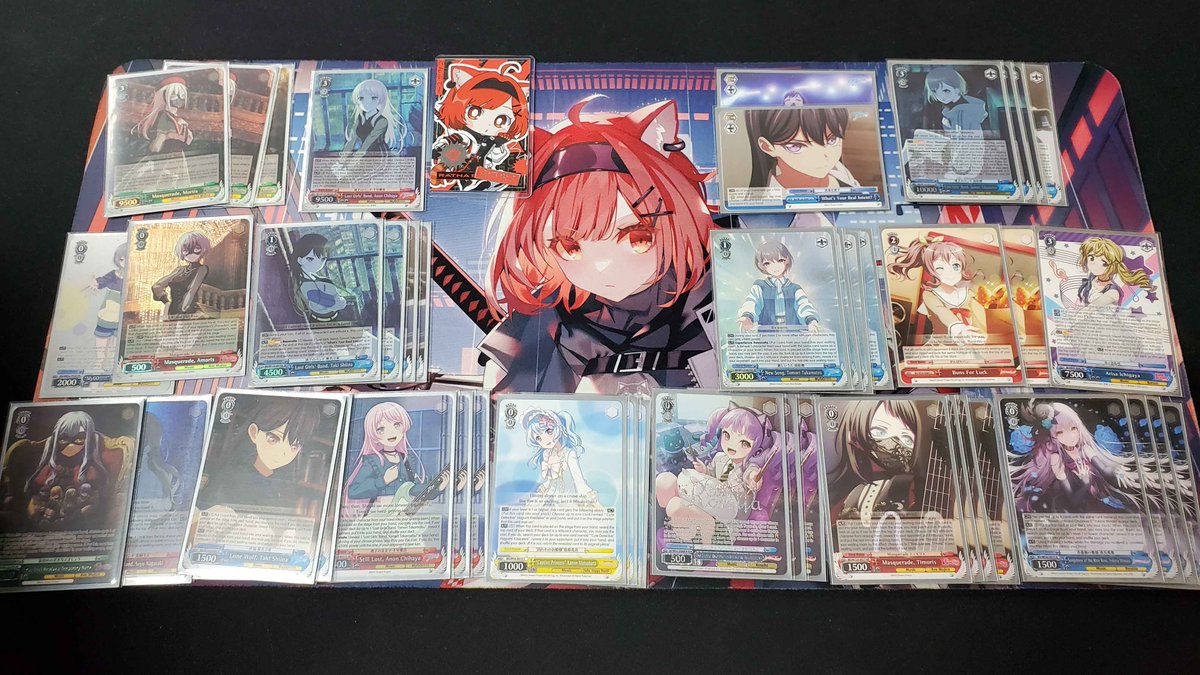 ShizukatzWS's tweet image. Dark Side Games (Locals/ショップ大会)
18 Players, 4 Rds Swiss
#ws2tcg #ヴァイスシュヴァルツ
1⃣ @pandasaber2000 Lycoris Recoil (8 Gate)
2⃣ Steven T. - Oshi no Ko (8 Pants)
3⃣ Kevin D. - Overlord ※英語 (Gate/Goldbar)
4⃣ @firely_11 BanG Dream! ※英語 (8 Pants)