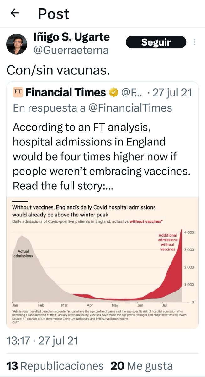 Se ve que necesitaba los programas de ciencia. El pobre no distingue ciencia de propaganda. No te agobies, Íñigo, que los que hacían el programa tampoco las distinguían.