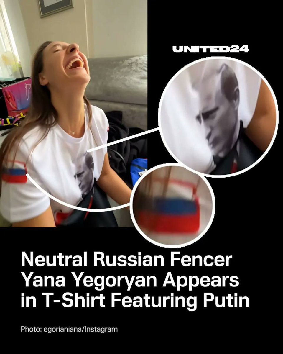 Ecco a voi Yana Tegoryan, la schermitrice russa che ha vinto la finale del campionato di scherma nella Georgia (parzialmente occupata dai russi) partecipando come atleta neutrale.
Neutrale un corno.