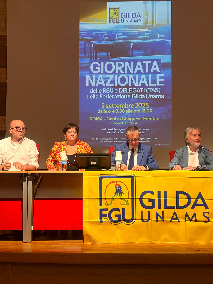 RSU, prima giornata nazionale, Gilda: difendiamo la libertà di insegnamento nelle scuole d'Italia. <a href="/CastellanaCarlo/">Vito Carlo Castellana</a> 
 ➡️➡️shorturl.at/nG3IX