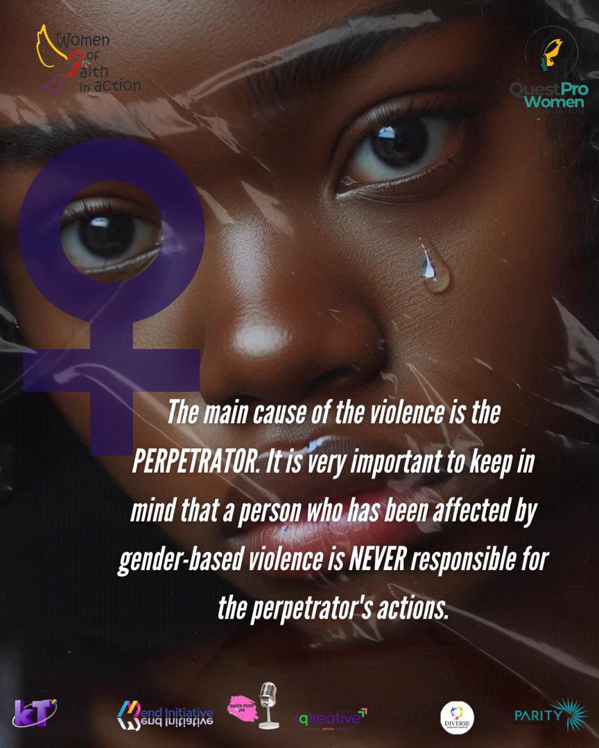 #ToSIRIKA Accountability starts with the abuser. Survivors of GBV are NEVER responsible for the violence they endure. #BreakTheSilence #HoldPerpetratorsAccountable