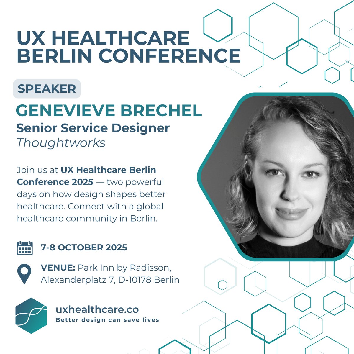 UX_Healthcare's tweet photo. 🚀 UX Healthcare Berlin 2025 – New Speaker + Ticket Specials! - https://t.co/Qo9QH41pfz 🎟️ 2 Free Tickets Up for Grabs!
💥 Limited-Time Discount (Ends 17th September)
Use code uxhberlin%@ to unlock 20% off tickets.⚡ Seats at this price are limited https://t.co/gLISXHfeIy