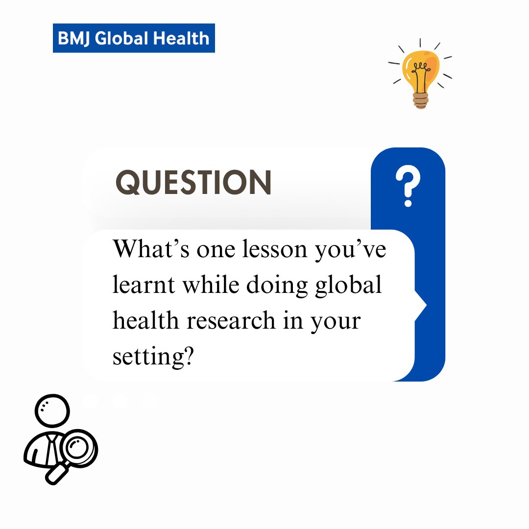GlobalHealthBMJ's tweet photo. Global health research isn’t just about data. It’s about context. 
From resource constraints to cultural realities, every researcher faces unique challenges.
#GlobalHealthCommunity #ResearchVoices #GlobalHealth #community #globalhealth #bmj https://t.co/dr3UiEUSzP