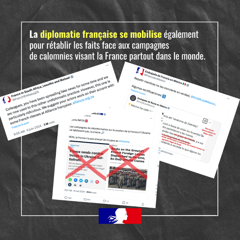 francediplo's tweet photo. #Désinfo | @francediplo organise aujourd'hui un forum avec les acteurs engagés dans la lutte contre les manœuvres informationnelles.

En 1️⃣ère ligne, le Ministère renforce son action pour faire face à la guerre informationnelle.