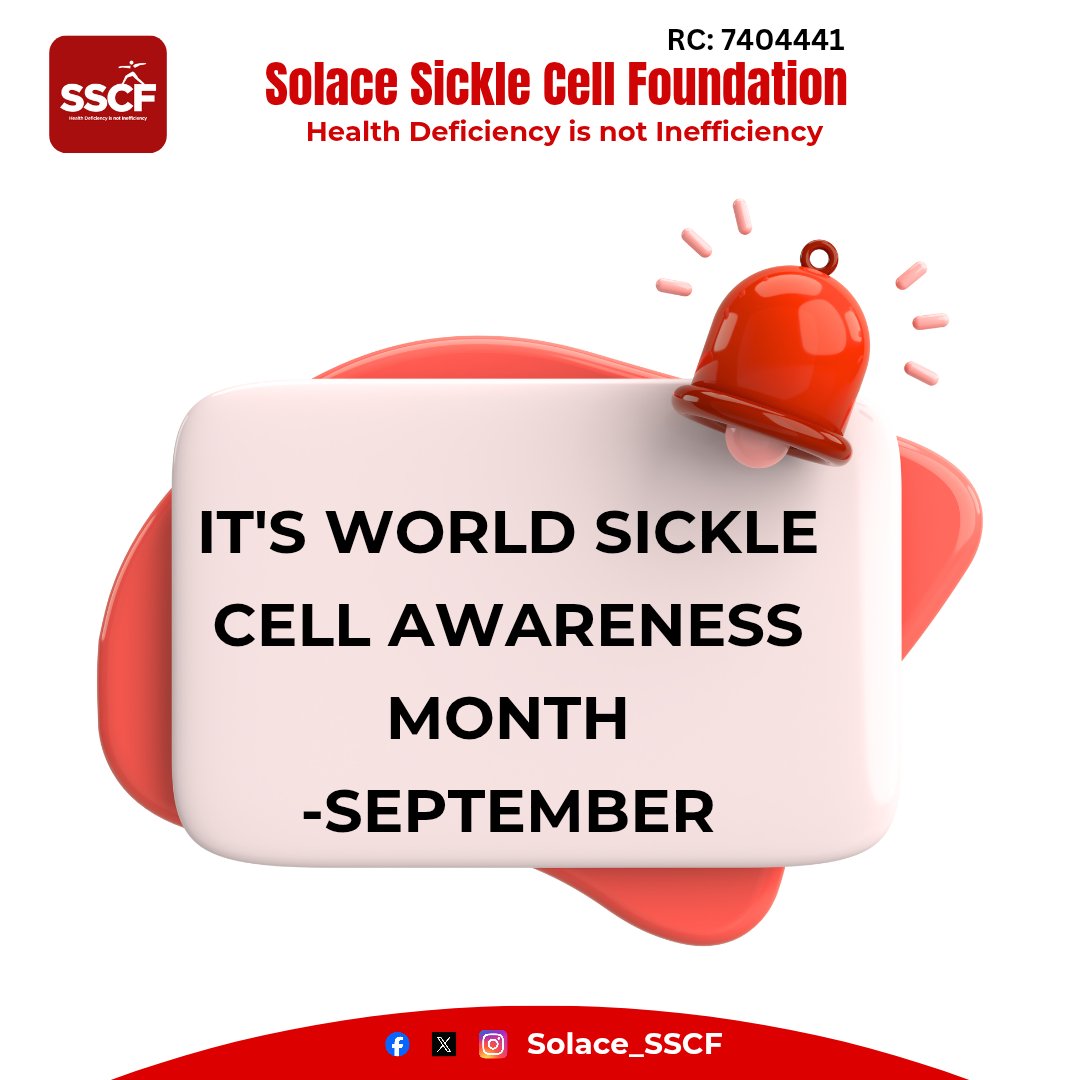 Solace_SSCF's tweet image. It's world sickle cell awareness month 
Follow us on Facebook 
m.facebook.com/story.php?stor…
We are bringing the desired Hope