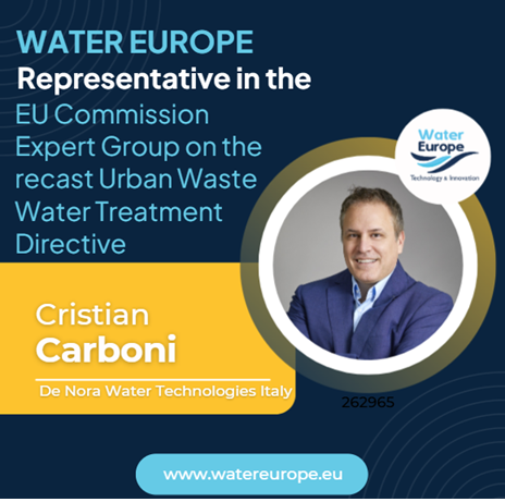 Honoured to join the EU Commission Expert Group on the #UrbanWasteWater Directive as Water Europe’s representative.
Key goals: remove nutrients &amp; #micropollutants, monitor #health risks (AMR) and #PFAS.
Cleaner water, healthier future  

<a href="/water_eu/">WaterEurope</a>  #Sustainability #wearedenora