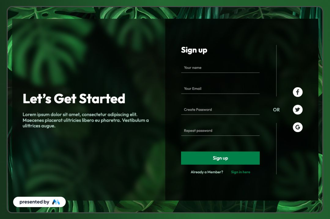 lk1234uw's tweet image. #dailyui #SignUpForm