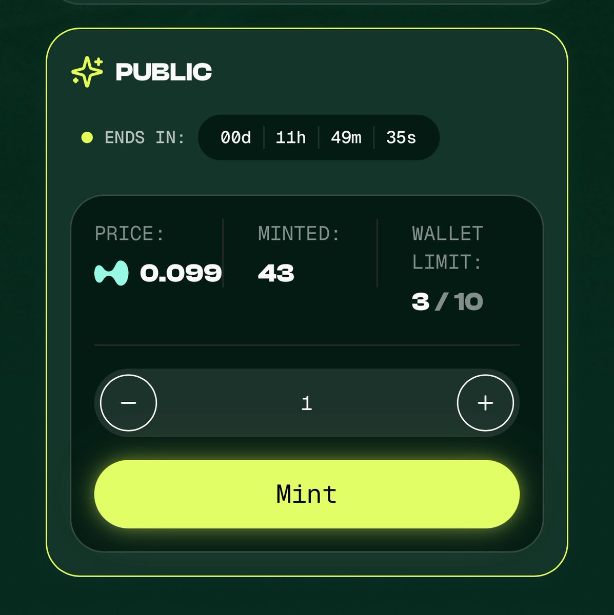 nomadennaaaa's tweet image. @hyperionsNFT should i hit the max cap? 
🤔

Let the other hit it, holder distribution also important 🔥